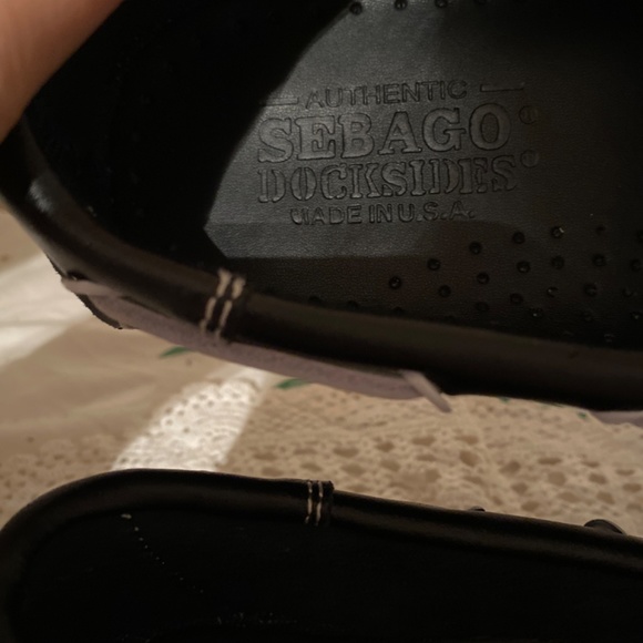 Authentic Sebago Docksides boat shoes - NWOT - Picture 9 of 12